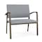 Lesro Newport Bariatric Chair Metal Frame, Bronze, RS Fog Upholstery NP1401 - alternate 1